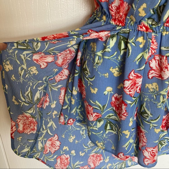 NOWADAYS Florals Prints Romper Size L - Picture 3 of 16